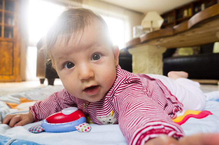 Ein Baby und ein Sportler?